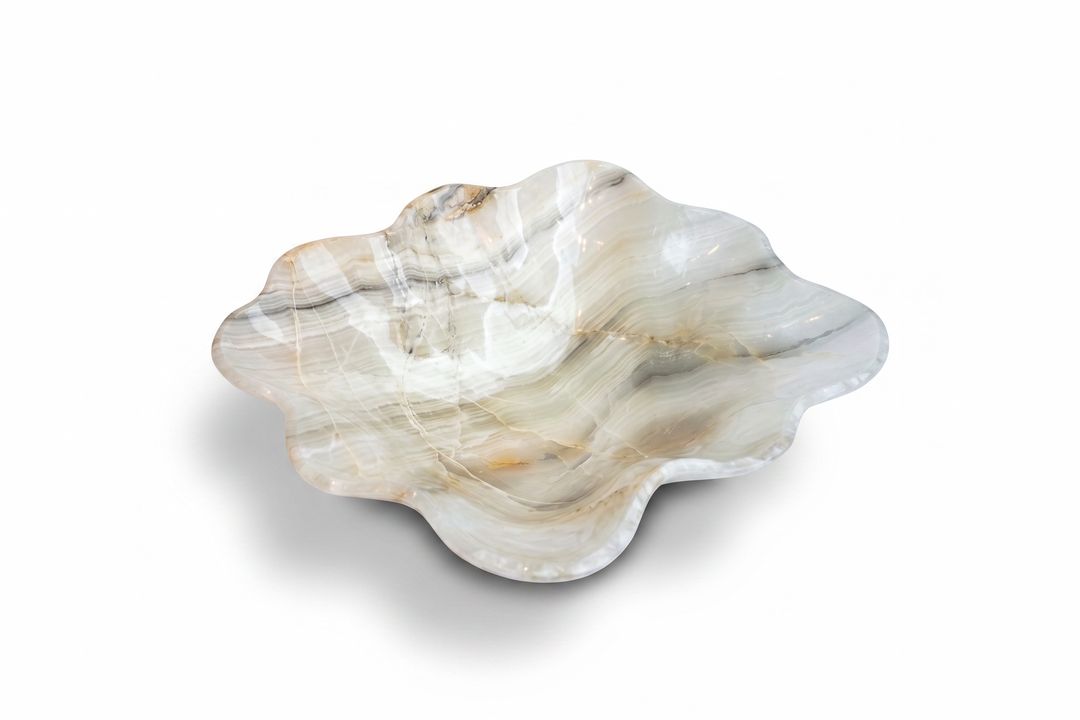 BOWL ONYX WHITE GREY 21.5L 19W 6H