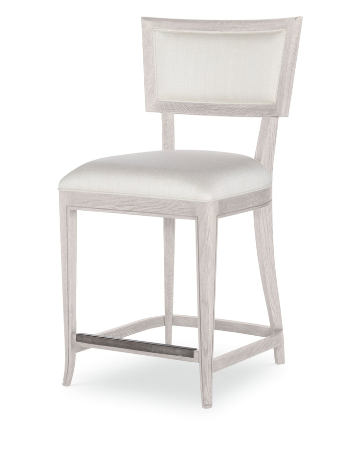 LIAM COUNTER STOOL - WHITE RUSTIC