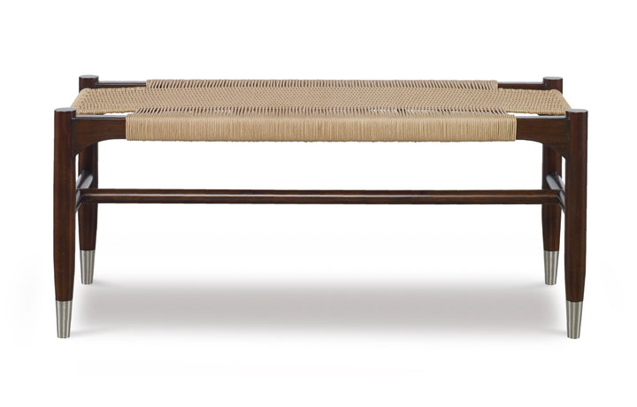 TRISTAN WOVEN BENCH - SAND