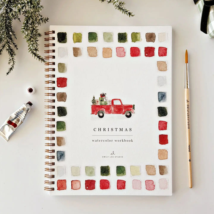 WORKBOOK WATERCOLOR CLASSIC CHRISTMAS