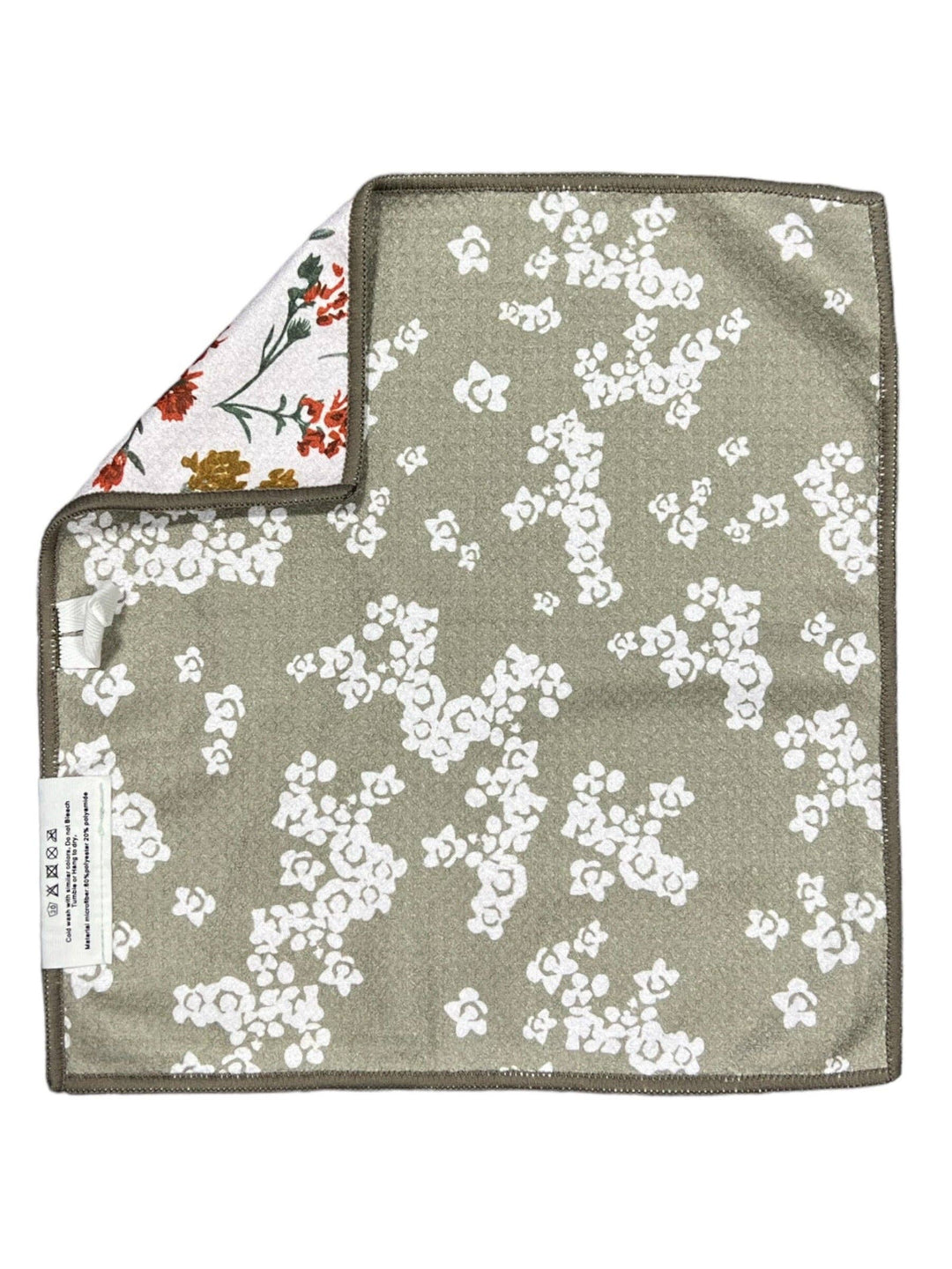 WASHCLOTH MALLORY SAGE GREEN CREAM
