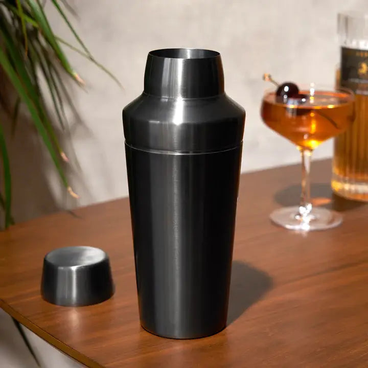 COCKTAIL SHAKER BLACK TITANIUM 18oz