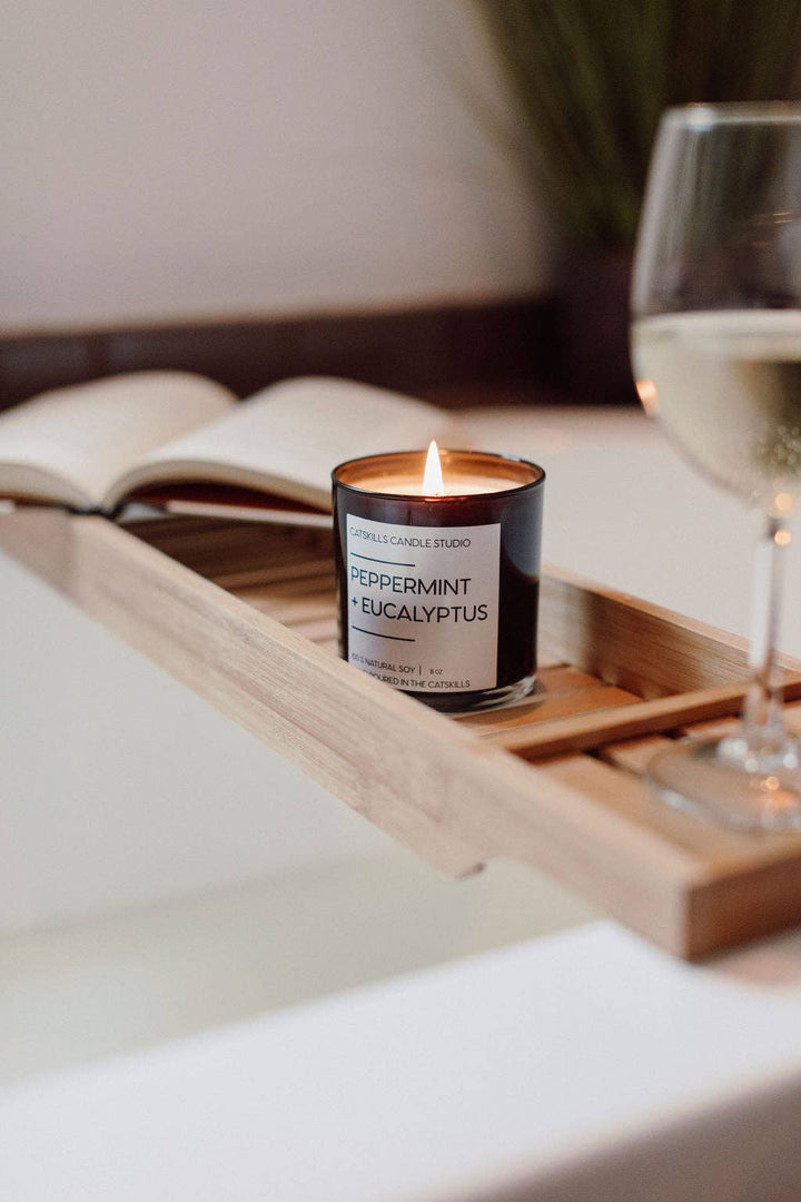 CANDLE PEPPERMINT+EUCALYPTUS