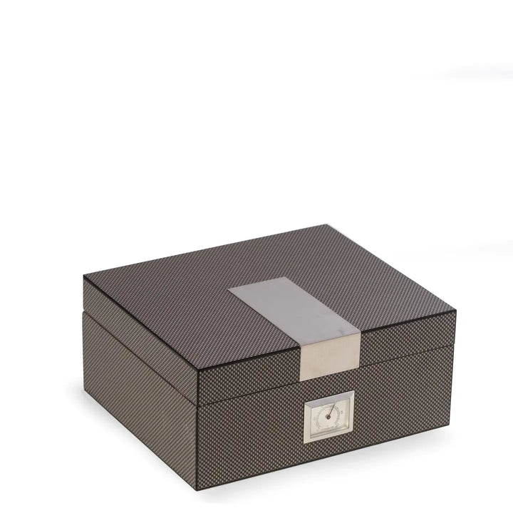 CIGAR HUMIDOR CARBON FIBER FINISH