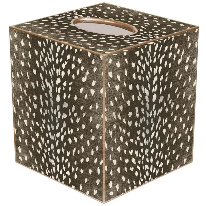 TISSUE BOX ANTELOPE BROWN