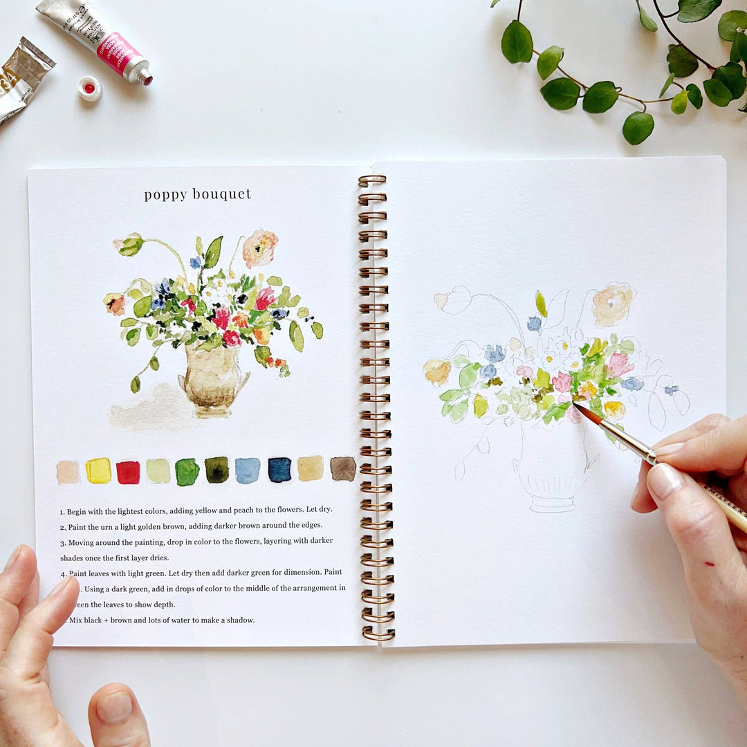 WORKBOOK WATERCOLOR BOUQUETS