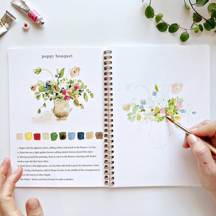 WORKBOOK WATERCOLOR BOUQUETS