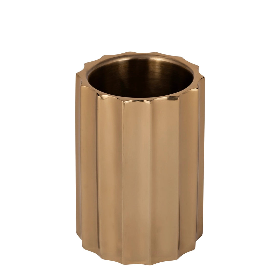 ICE BUCKET GOLD STEEL DOUNLE WALL SMALL