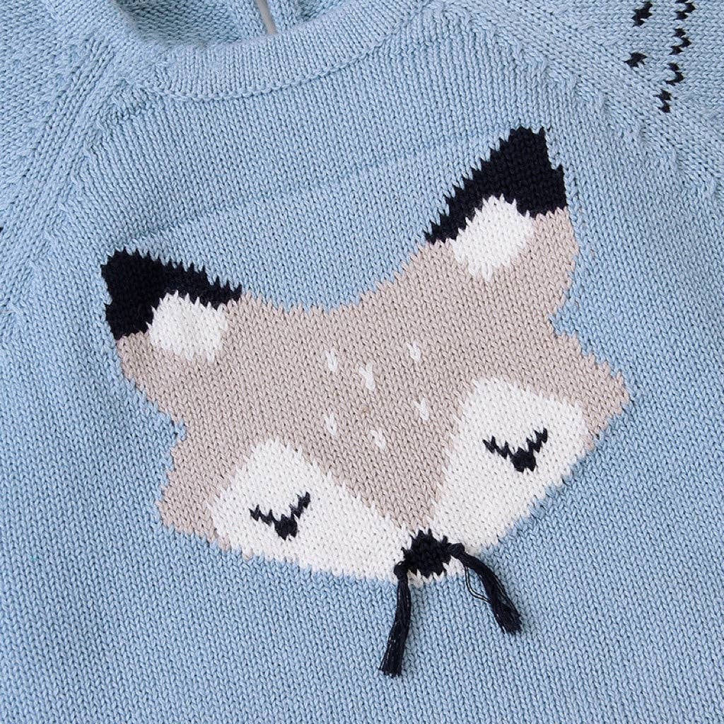 ROMPER CARTOON FOX LONG SLEEVE