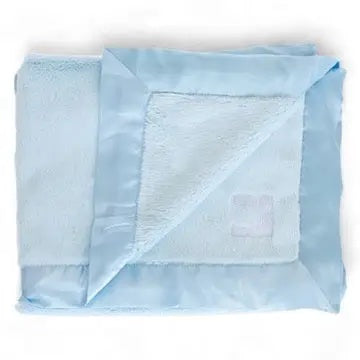 BABY BLANKET SATIN TRIM 30x36