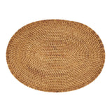PLACEMAT WOVEN RATTAN OVAL