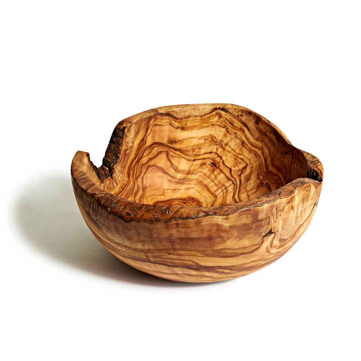 BOWL SALAD RUSTIC OLIVE WOOD