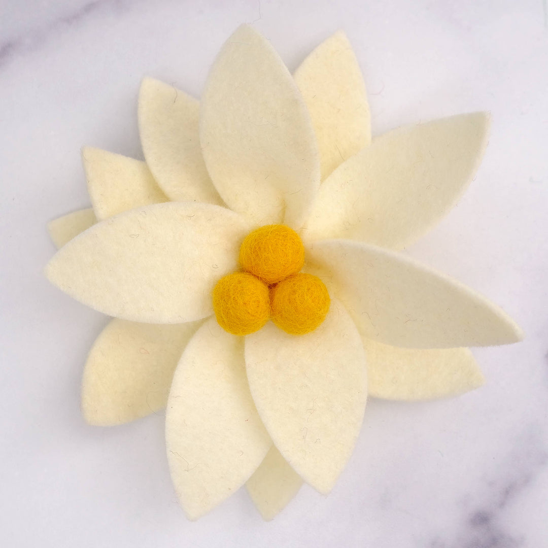 DOG COLLAR FLOWER POINSETTIA