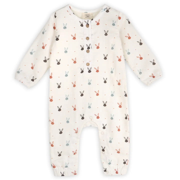 JUMPSUIT LONG SLEEVE MINI BUNNIES