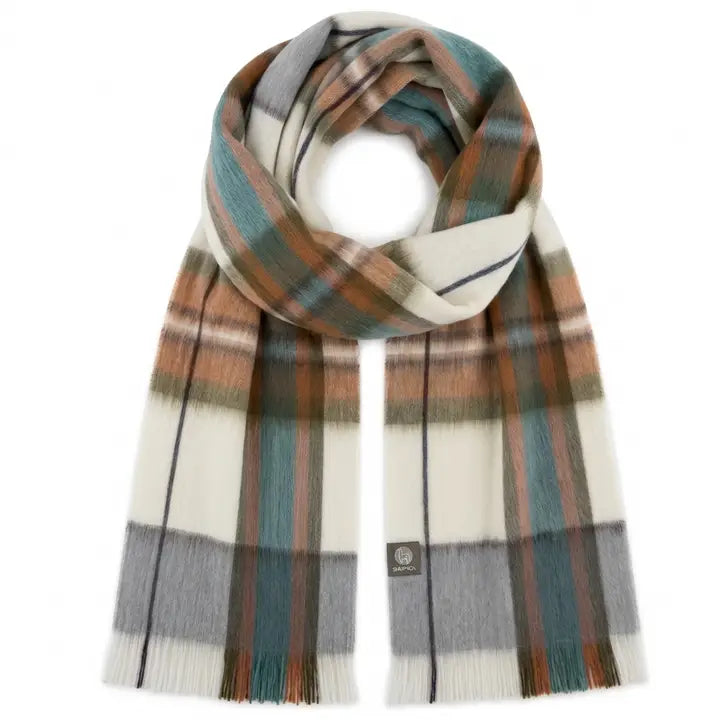 SCARF ALPACA TARTAN ASPEN