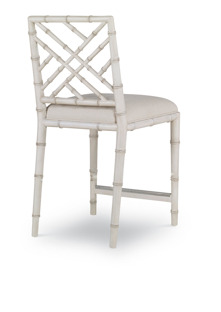 BRIGHTON COUNTER STOOL - ANTIQUE WHITE/FLAX