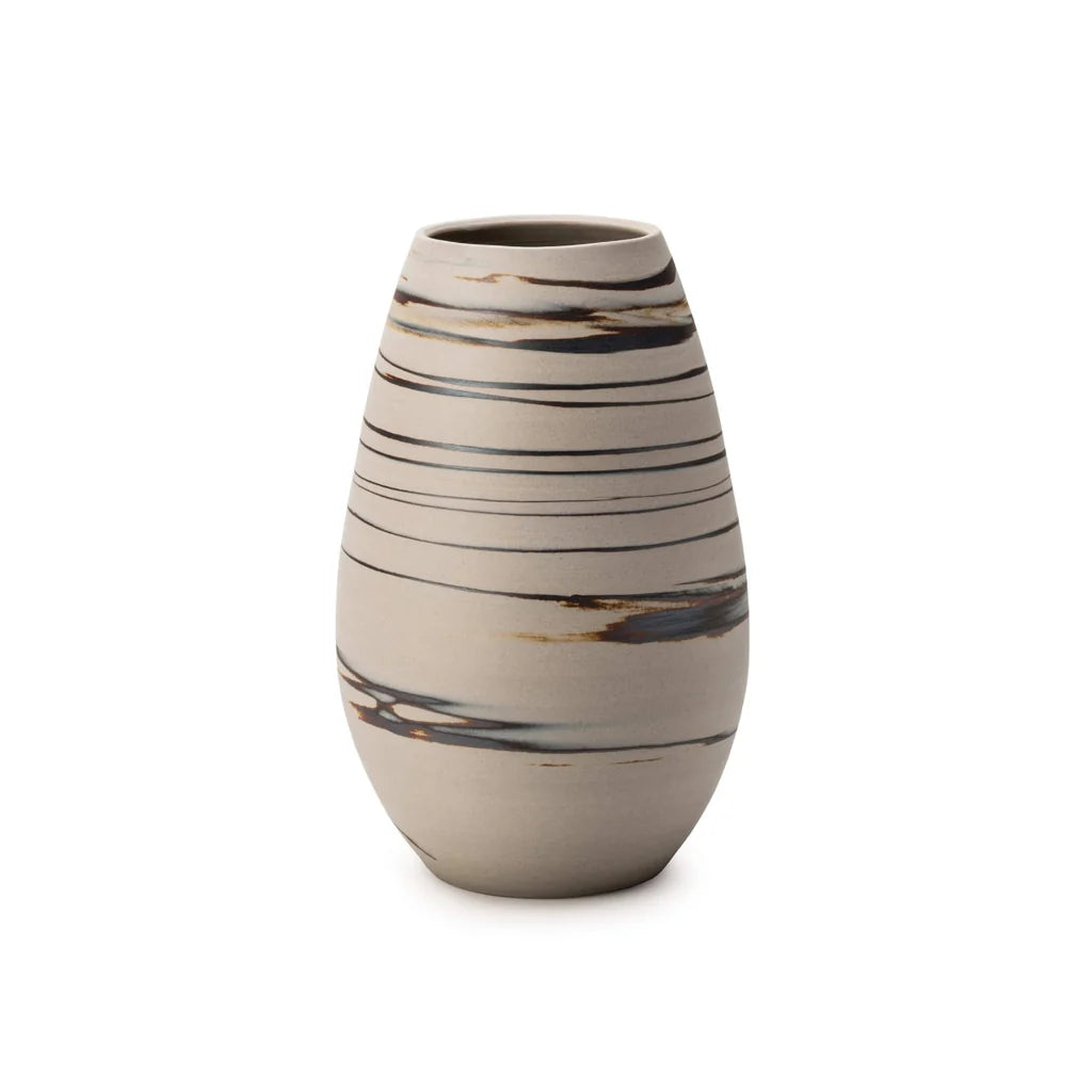VASE BEACHSTONE TALL