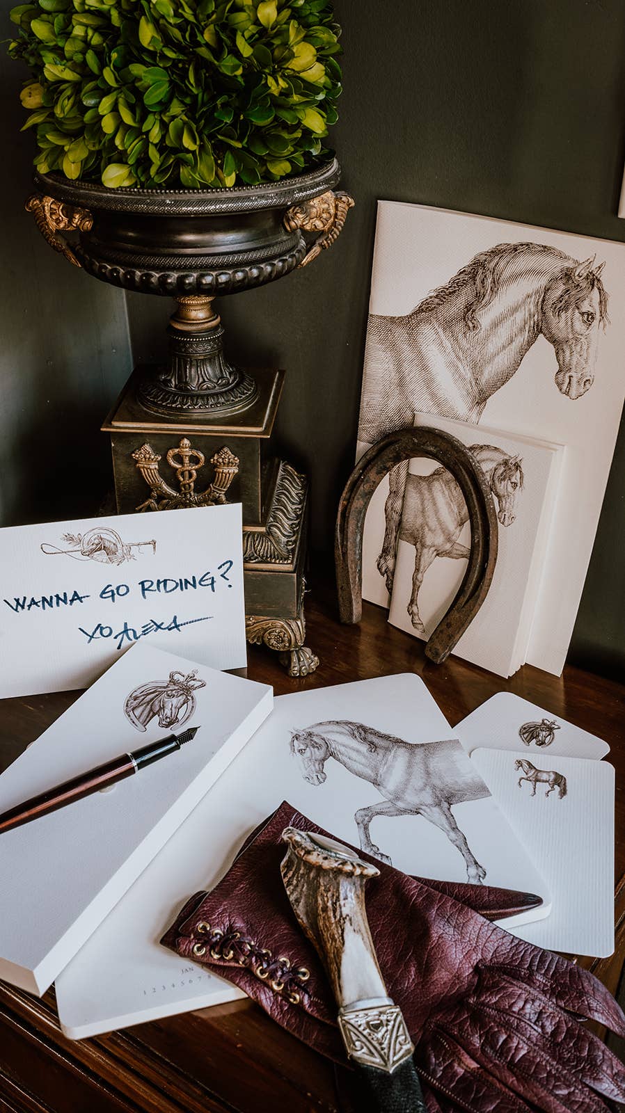 NOTES PRANCING HORSE A6 #78742