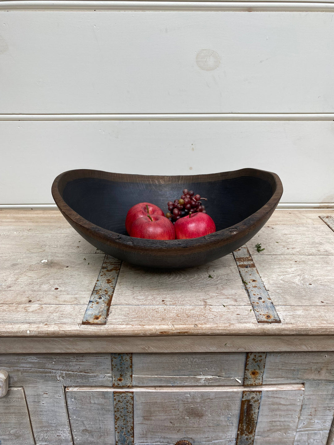 BOWL EBONIZED OAK OVAL