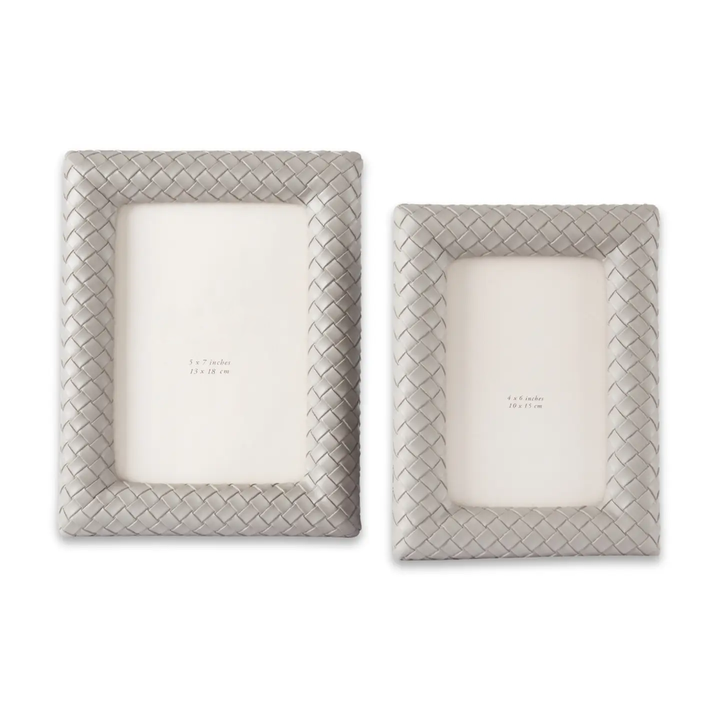 FRAME WOVEN LEATHER