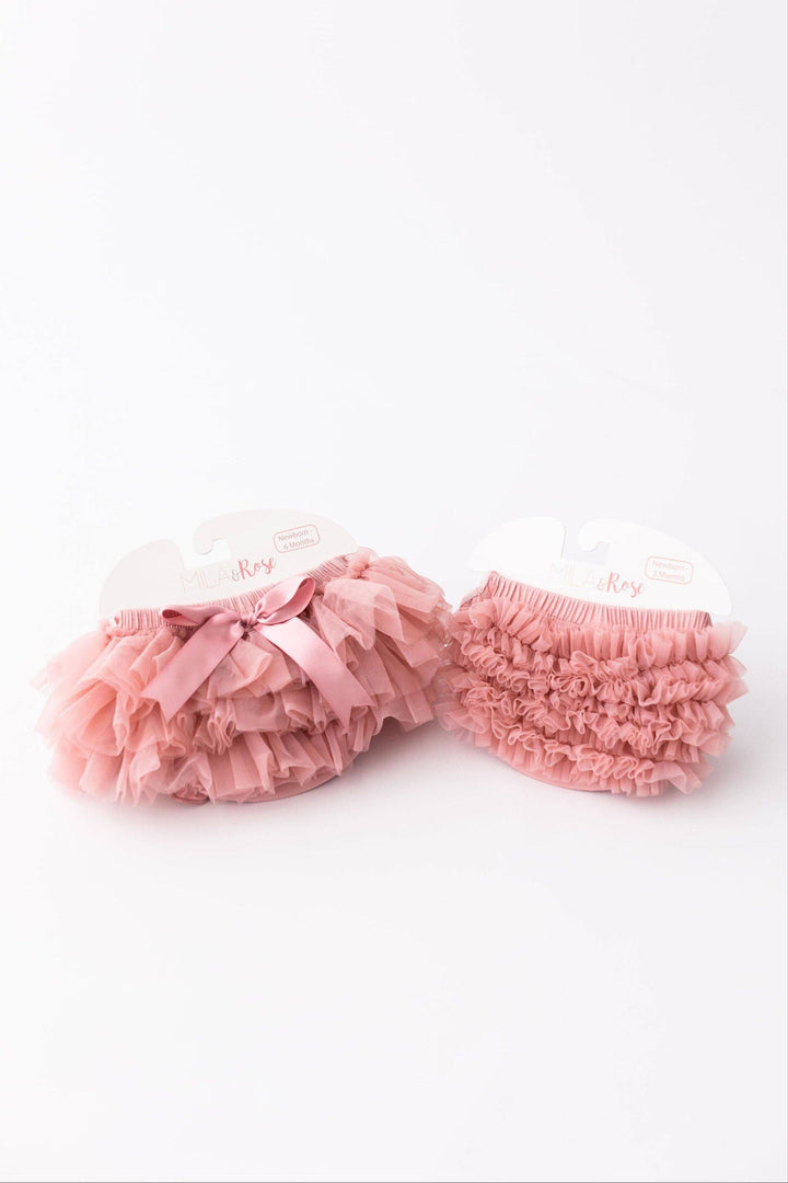 TUTU BLOOMER VINTAGE PINK RUFFLE