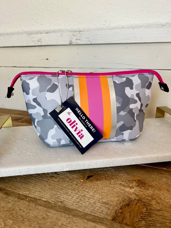 MAKE UP BAG PINK/ORANGE SMALL
