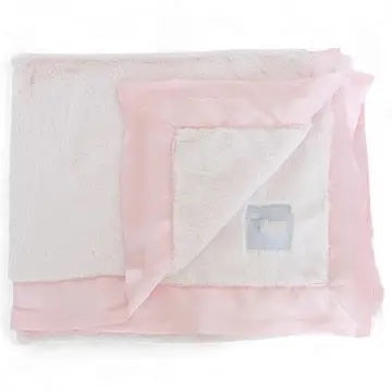 BABY BLANKET SATIN TRIM 30x36