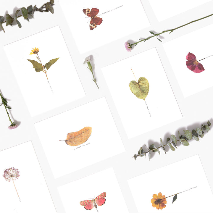 GREETING CARD "THANK YOU" BOTANICAL