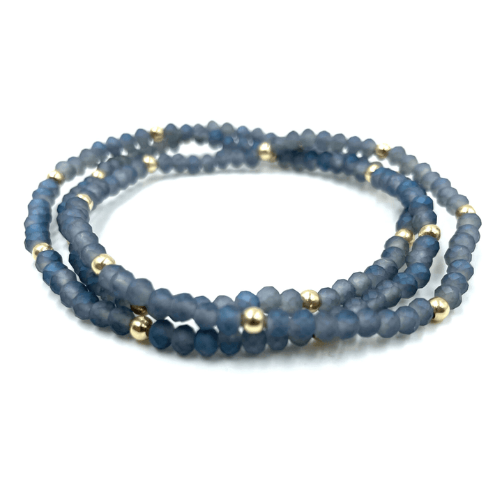 BRACELET CLASSIC MATTE BLUE GOLD