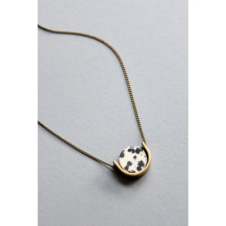 NECKLACE PENDANT MINI DALMATIAN 16"