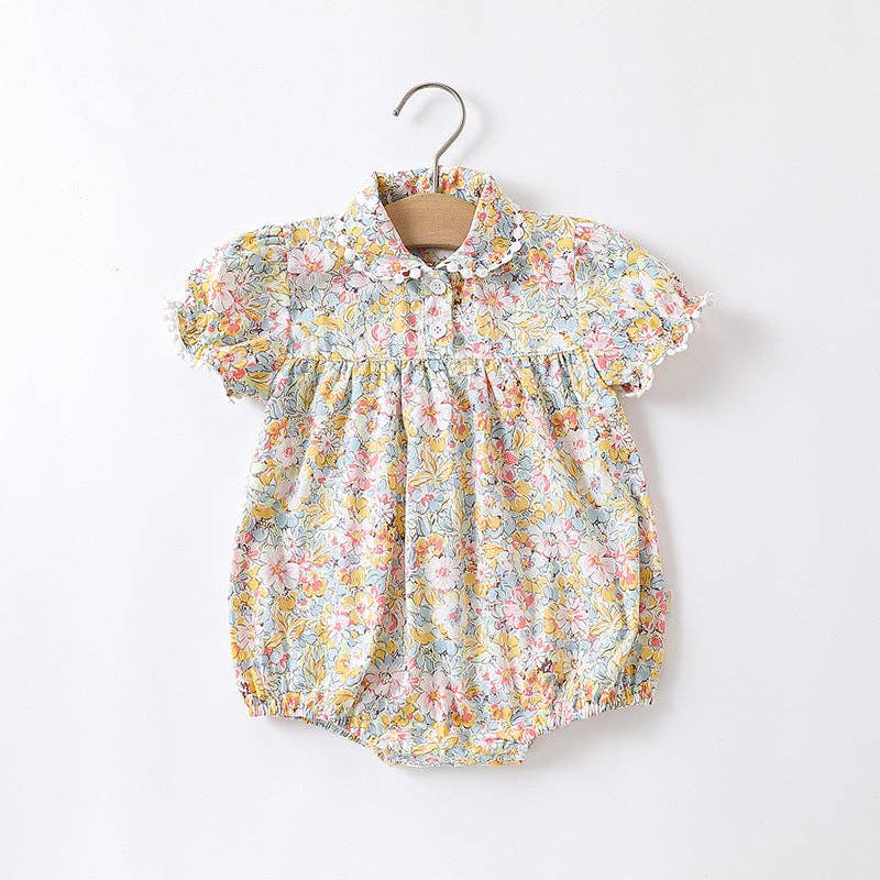 ONESIE FLORAL APRICOT