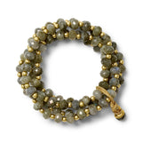 BRACELET LABRADORITE+GOLD SALLY