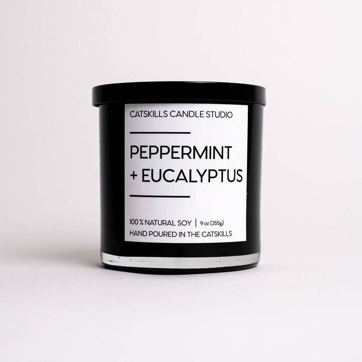 CANDLE PEPPERMINT+EUCALYPTUS