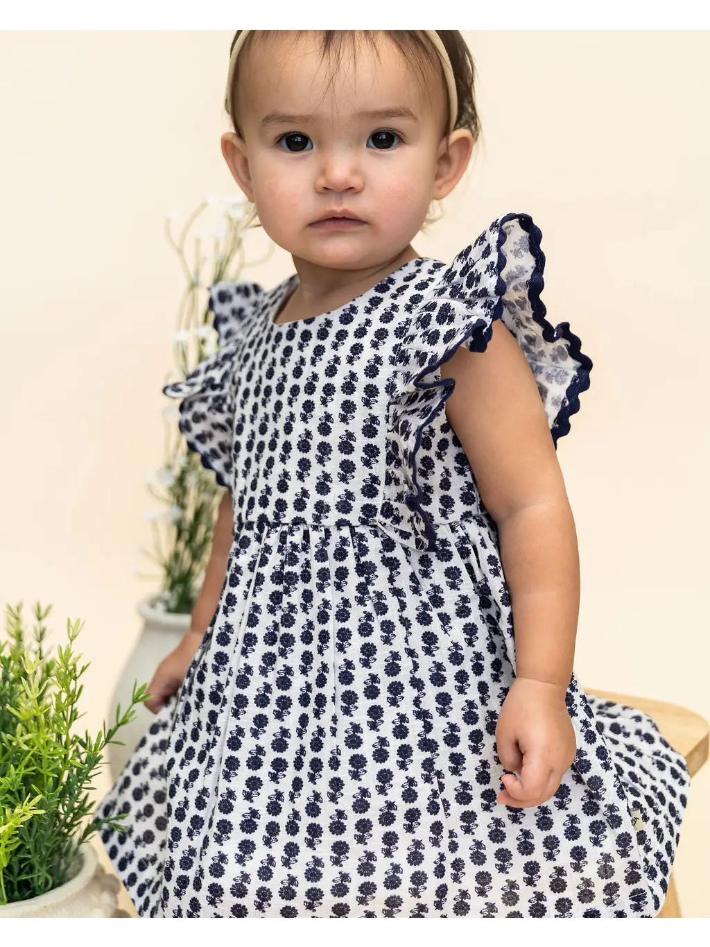 BABY DRESS & BLOOMER IRIS BLUE