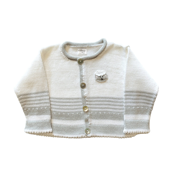 CARDIGAN LAMB GREY