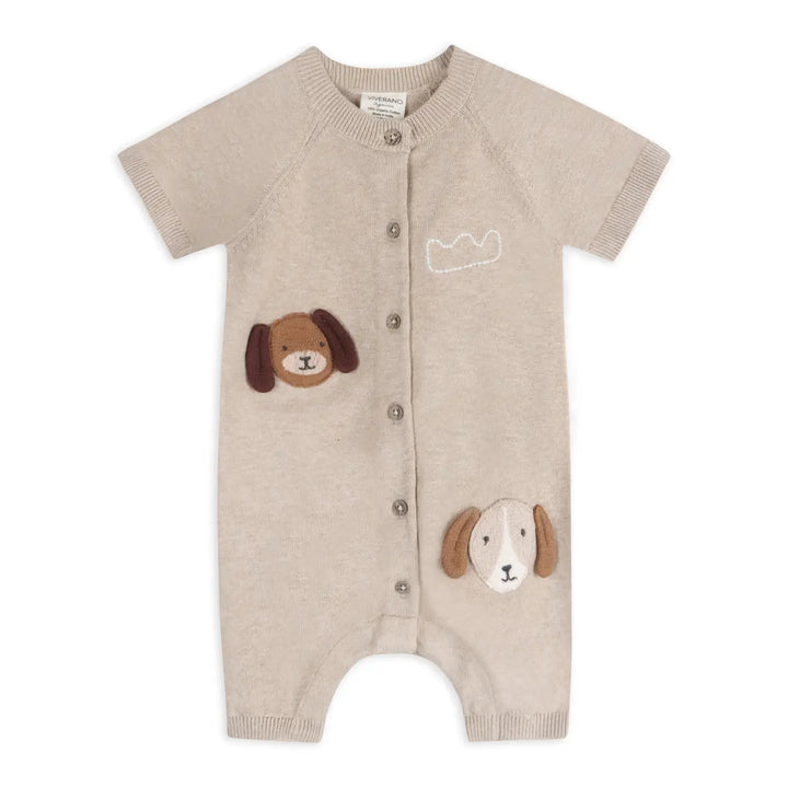 ROMPER DOGGY APPLIQUE