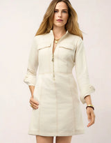 DRESS MORGAN DENIM ANTIQUE WHITE