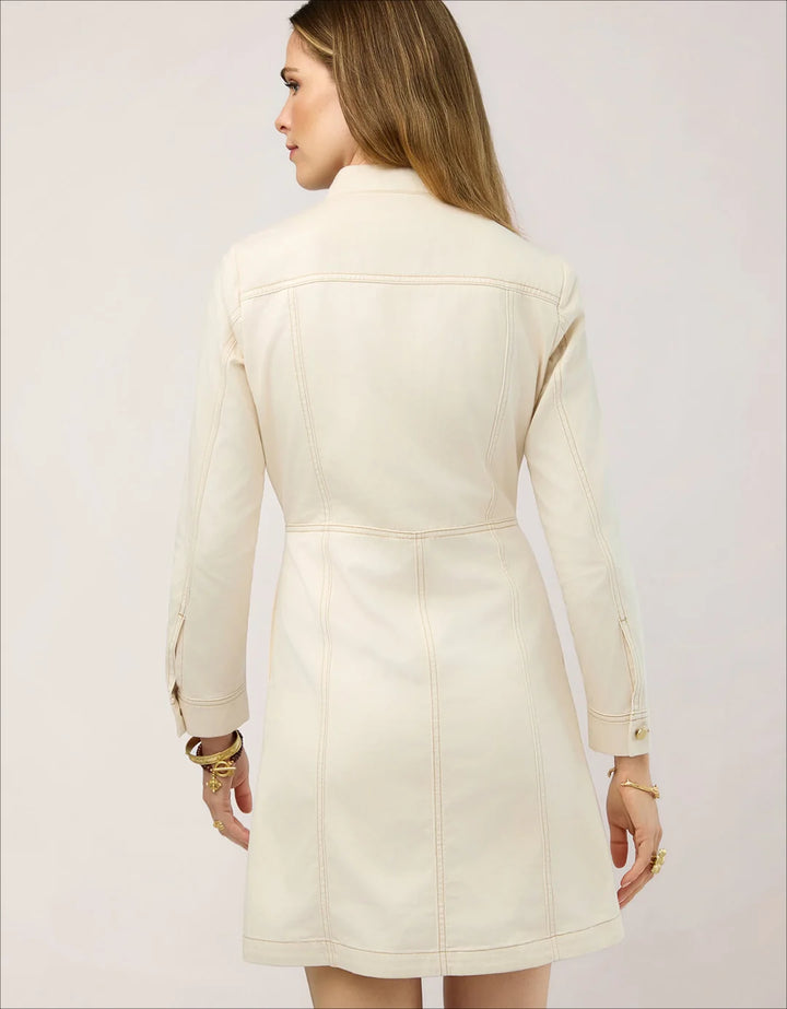 DRESS MORGAN DENIM ANTIQUE WHITE