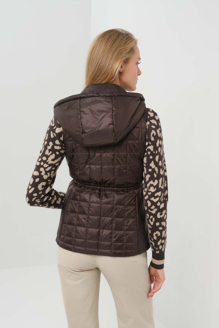 VEST MONTREAL QUILTED W/HOOD