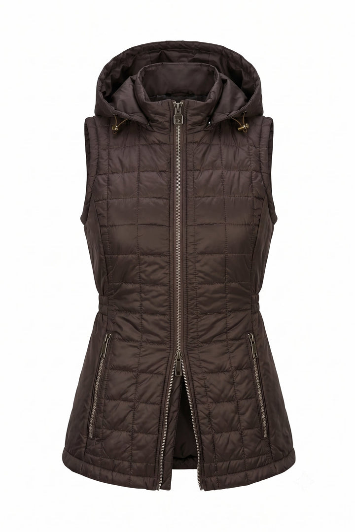 VEST MONTREAL QUILTED W/HOOD