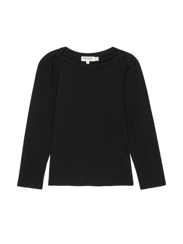 TOP JERSEY ENVELOPE NECKLINE