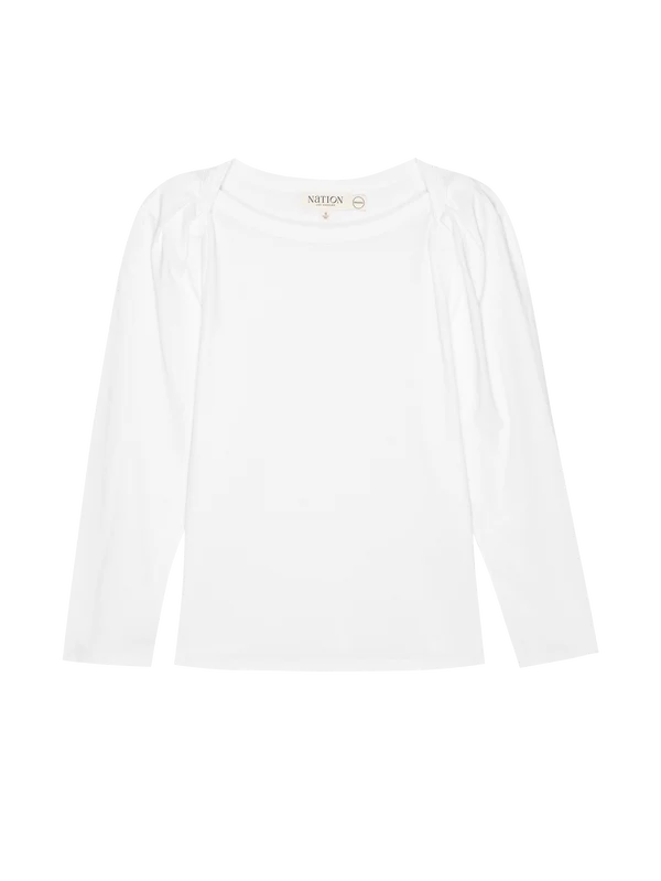 TOP JERSEY ENVELOPE NECKLINE