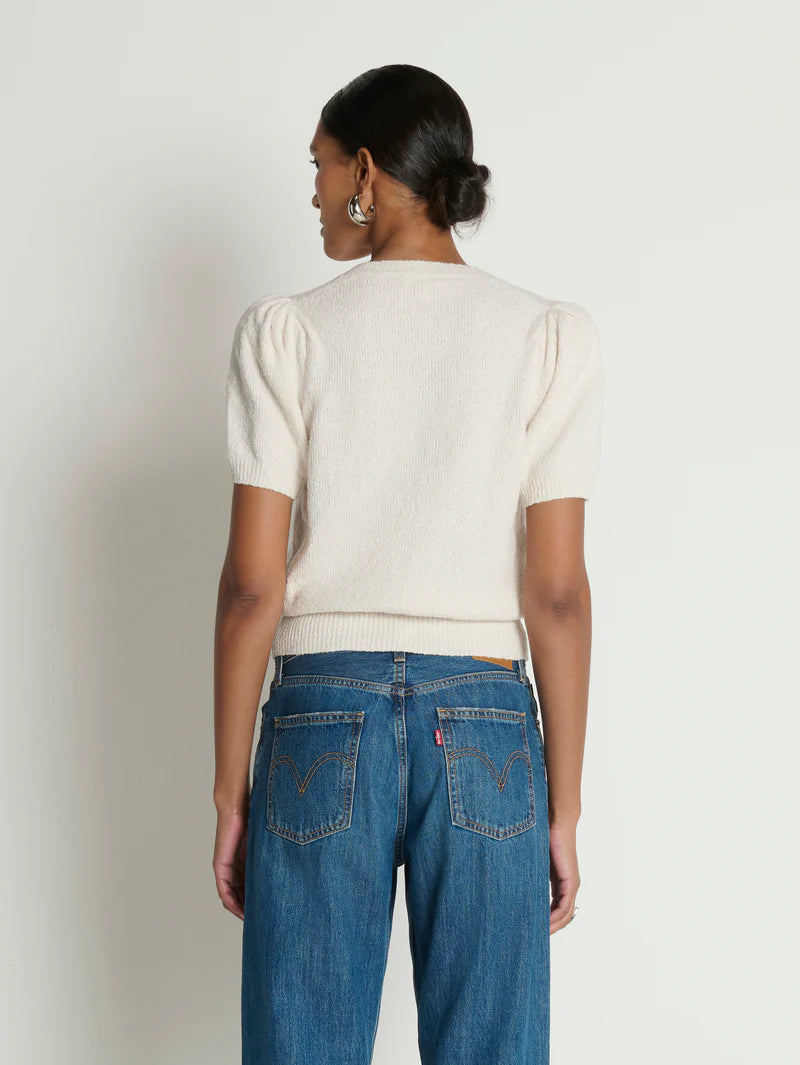 CARDIGAN PIMA VOLOUR PORCELAIN