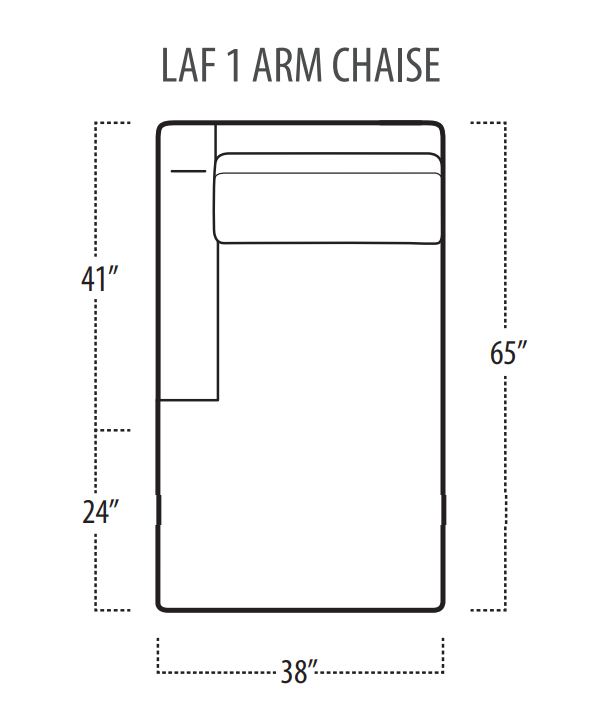 SECTIONAL 3PC ASPEN IN SILVANO LINEN #59805