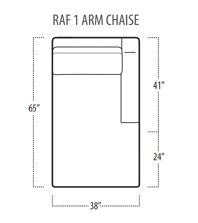 SECTIONAL 3PC ASPEN IN SILVANO LINEN #59805