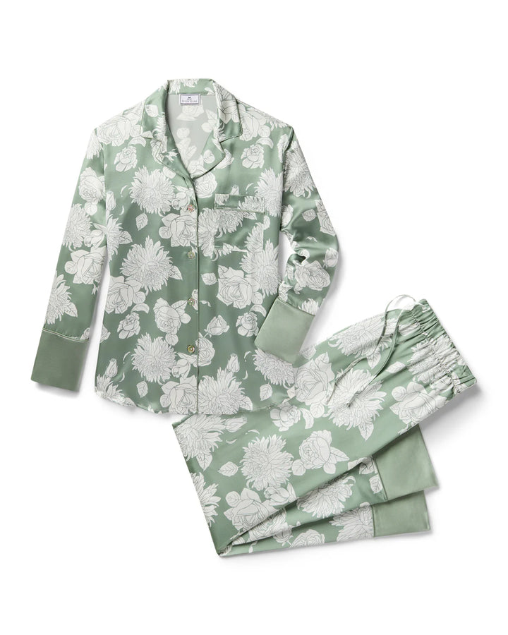 PJ LONG SLEEVE SILK SAGE BLOOM