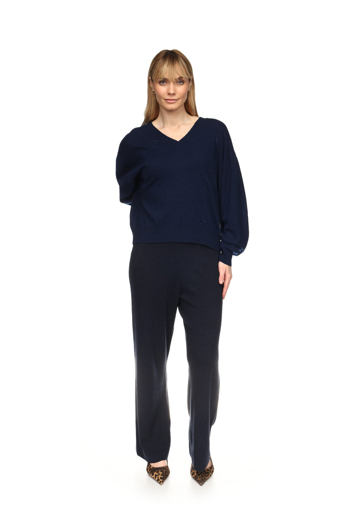 SWEATER STARGAZER HOTFIX V-NECK