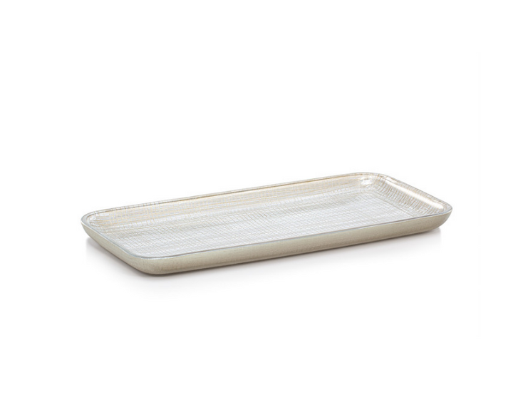 BATH ACCESSORIES WOVEN PLATINUM