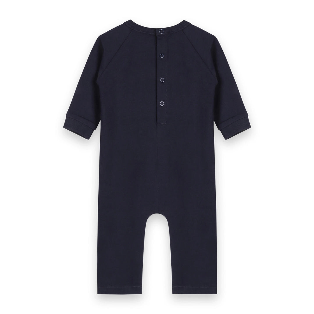 JUMPSUIT ANIMAL SAFARI EMROIDERED NAVY BLUE