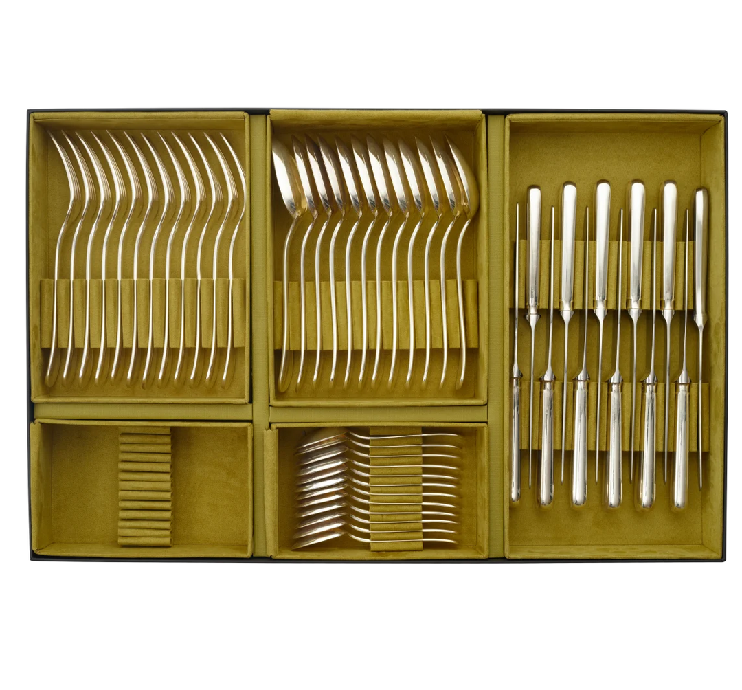 SET OF 48 PIECE STAINLESS STEEL FLATWARE L'ÂME